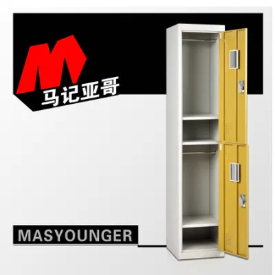 Классический 2-дверный шкаф из холоднокатаной стали для хранения одежды, железный шкаф Almirah, отдельный металлический шкафчик